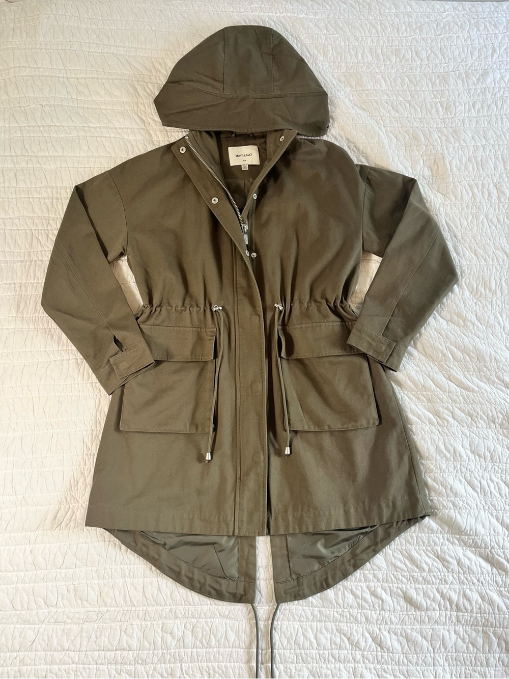 Matt & Nat MILIN Women’s Olive Green Utility Jacket - Size S